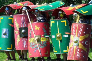 Roman soldiers one lucky guy
